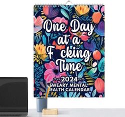 2024 Sjov mental sundhedskalender Væg kalender