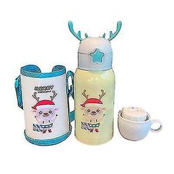 500ml Børns Thermos Krus med bærbare rygsæk og fritid krus, mad grade rustfrit stål