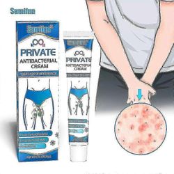 Qin Miesten kutinaa estävä voide, Private Care Cream, antibakteerinen, kutinaa estävä ja deodorantti 20g