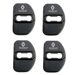 4kpl ruostumattomasta teräksestä valmistettu auton oven lukon suojakansi koriste Renault Megane 2 3 mengxi: lle Musta