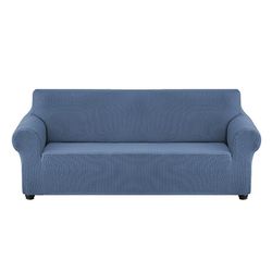 Eveltek Stretch Sofa Slipcover SofaBeskytter Små Tern Mørkeblå XL