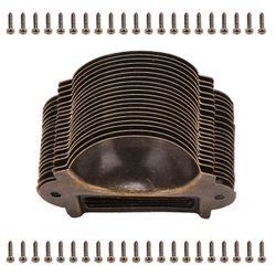 20PCS tiedostonimi kortti tiedostokaappi kahvat tarrapidike antiikki pronssinen laatikko etiketti vetokaappi fra Pronssi