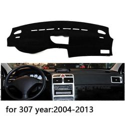 Peugeot 307 2004-2013 Oikealta ja vasemmalta ohjattava auton kojelaudan kannet Mattovarjostin, tyynytyyny, matot, lisävarusteet Blue Edge