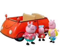 Gemdeck Piggy Play House Peppa George Toy Børn Girl Gift Peppa Happy Family Car