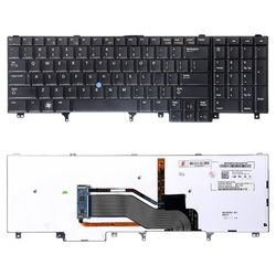 Amerikansk version tastatur til Dell Latitude E6520 E6530 E6540 Ikke angivne