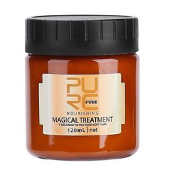 Mikasa Magic Keratin Hair Care Mask effektivt repareret tørt hår i 5 sekunder til at nære og genoprette blødt hår.