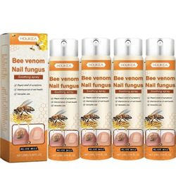 Sienihoitosuihke varpaankynsiin, kynsien supervahva sienilääkeneste kaikille kynsityypeille 4pcs