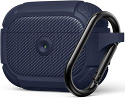 AIR Militær robust panserbeskyttende silikonekasse til Apple AirPods Pro Blue