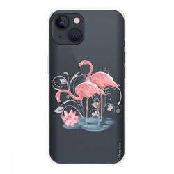 Crazy Kase Sag til iPhone 13 (6,1) Soft, Flamingo