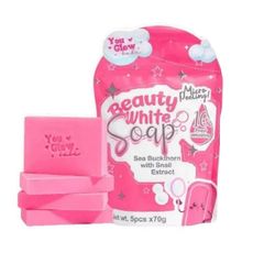 2025 Beauty White -saippua You Glow Babelta, 5 palaa x 70 g