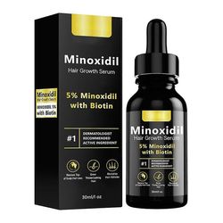 5% Minoxidil hårvekstserum, 2024 Minoxidil for menn og kvinner hårvekst, Minoxidil hårserum for tykkere, sunnere og sterkere 3 Pcs