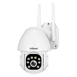SRIHOME SH039B 3.0MP kamera Night Vision vedenpitävä kaksisuuntainen ääni APP etävalvonta ulkona Secu Monivärinen EU Plug