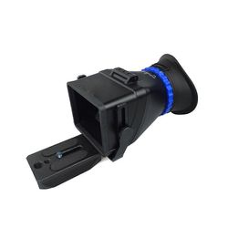 Yleiskäyttöinen 3,0-kertainen LCD-etsin, 3 tuumaa, 3,2 tuuman kääntyvä LCD-näyttö, 3 suurennusta musta