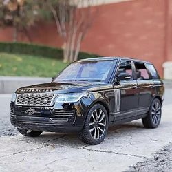 1/32 Range Rover urheilu SUV metalliseos auto malli diecasts maastoajoneuvot auton malli ääni ja valo kokoelma lasten lelut lahja Musta
