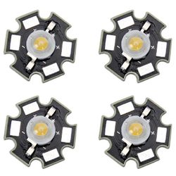 4X 3W High Power Star LED-lamppulamppu (valkoinen)