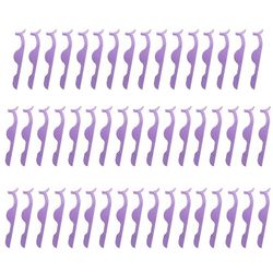 Varychmoo 1/5/30/50pcs Falsk Vippe øjenvipper Pincet Clip Makeup Applikator Tool Lys lilla
