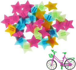 Xqday Bike Wheel Eger Perle Plastic Clip Perle Plastic Bike Eger Farverige Cykel Eger Dekorationer For Childrens Bicycle Eger Tilbehør Wheel Decora