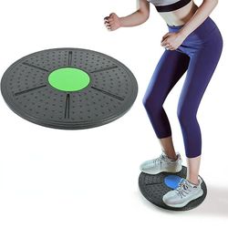 Balance Board 360 graders rotation skive runde talje vridning Motioner Fitness Udstyr Balance Board Talje Twisting Disc Blå