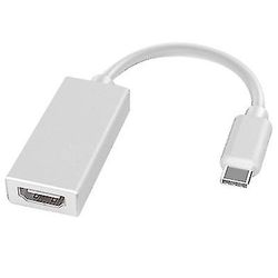 Coosilo Type C til Hdmi Video Converter, macbook til projektor videokabel sølv