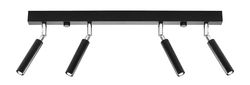 Sollux Lighting Eyetech lige bar flush 4light sort G9