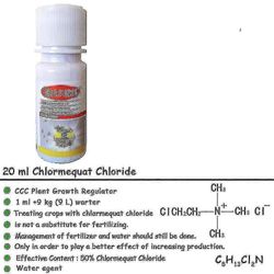 Syklonikloorimekvaatti kloridi tukilannoitetta kasvien kasvuun 4PCS