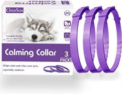 Unbrand Rauhoittava panta koirille, 3kpl ahdistuksen lievitystä koirille, säädettävä feromonikaulus kissakoirille, eroahdistukseen, stressiin ja pe...