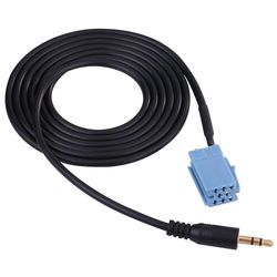 Generic 3,5 mm bil Aux input lydmusikadapterkabel til /golf/passat B5/bora//blaupunkt