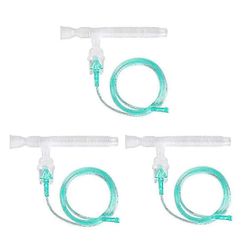Nebulizer Replacement Kit, 3 täyttä sarjaa letkulla ja suukappaleella kotikäyttöön oletusarvo