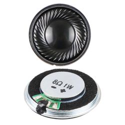 2kpl 28mm magneettiset kaiuttimet 8Ohm 1W kaiutin Selkeät korkeat ja rikkaat matalat äänet kodin kuulokaiuttimille Monivärinen