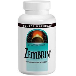 Source Naturals Lähde Naturals Zembrin, 25mg, 60 välilehteä (1 kpl pakkaus)