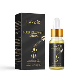 Hiusseerumi, hiusten paksuuntuminen ja paksuuntuminen Biotin Hair Regrowth and Complexion Beard Growth Serum paksummille, pidemmille hiuksille ja e...