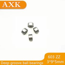 Ægte 603zz leje Abec-1 ( 10 stk ) 3 * 9 * 5 mm miniature 603z kuglelejer 603 Zz 2z