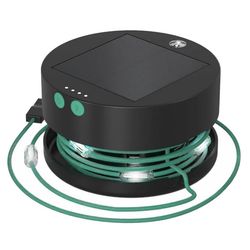 Outdoor Camping Light Solar String Lights LED Camping Lamp Puhelin Laturi Ulkoiluvälineet Camping Eq Musta