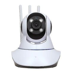 Hd 1080p 2.0 Megapiksler Ip Cloud Camera Cctv Overvåking Sikkerhet Uten StrømAdapter Hvit