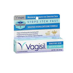 Vagisil Anti-Itch Creme Maximum Strength Sensitive Skin Formula, 1 oz (1 kpl pakkaus)