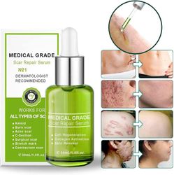 Fongwan Advanced Scar Repair Serum, Medical Grade Scar Repair Serum, Medical Scar Removal Spray, Scar Fjern behandling for alle typer arr 1 stk -30 ml