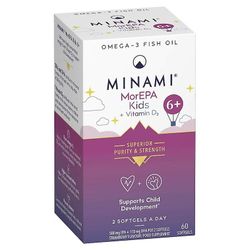 Minami Nutrition MorEPA Kids+ Omega 3 pehmeät geelit 60
