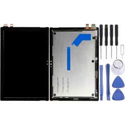 Oem LCD -näyttö Microsoft Surface Pro 5 1796 Lp123wq1 (sp) (a2) 12.3 tuumaa digitoijan koko kokoonpanolla (musta)