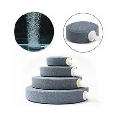 100mm diameter boble stenlufter til akvarium akvarium akvarium pumpe, pakke med 2pcs