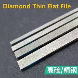 Timanttikiillotusviilasarja 12kpl CF-400 Erittäin ohut litteä muotoinen viila DIY-käsityökalut 180mm karkeus 150 200 400 metallille Keraaminen