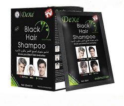 Dexe Fast Black Hair Shampoo 5 mins Fast Become Black Hair Dye Herb Natural Hair Care Restore Colorant Shampoo Hiustenhoito 10/20/30kpl 10pcs