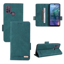 Gangxun Etui til Motorola Moto G10 / g20 / g30 læderetui Folio Flip med kreditkortspor Etui Coque Grøn