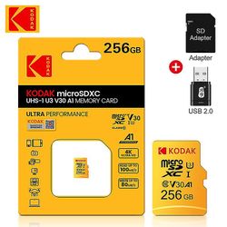 Nyt Kodak Micro Sd-hukommelseskort 256gb 95mb/s Class10 U3 Uhs-i 32gb 256GB U3 card reader