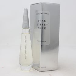 L'eau D'issey Pure av Issey Miyake Eau De Parfum 1.6oz/50ml Spray New With Box 1.6 oz