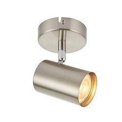 Saxby Lighting (Poole) Arezzo 1 Lys Spotlight Satin Chrome Effect, Chrome Plate, GU10