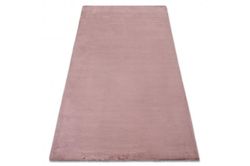 RugsX Tæppe bunny pink efterligning af kanin pels 200x290 cm