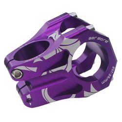 35mm pyörän lyhyet varren polkupyörän osat pyöräilyyn MTB polkupyörä musta Violetti