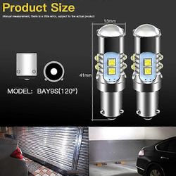 2kpl LED-varavalo Blub peruutuslamppu H21w Bay9s 64136 Renault Clio 4: lle 2014-2018 Kadjar 2015-2020 Canbus Ei virhettä