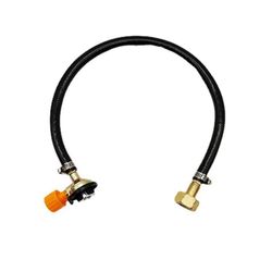 Kaasun täyttösovitin Tiivis Lämmönkestävä Yleinen uudelleenkäytettävä Helppo asentaa Kumi retkikeitin Propaani täyttösovitin Putkiputki Camping Sup...