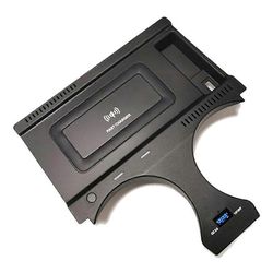 15 W: n auto langattomalle laturille X3 G01 X4 G02: lle 2018-2024 pikalatauslevyn paneelipuhelimen pidike musta